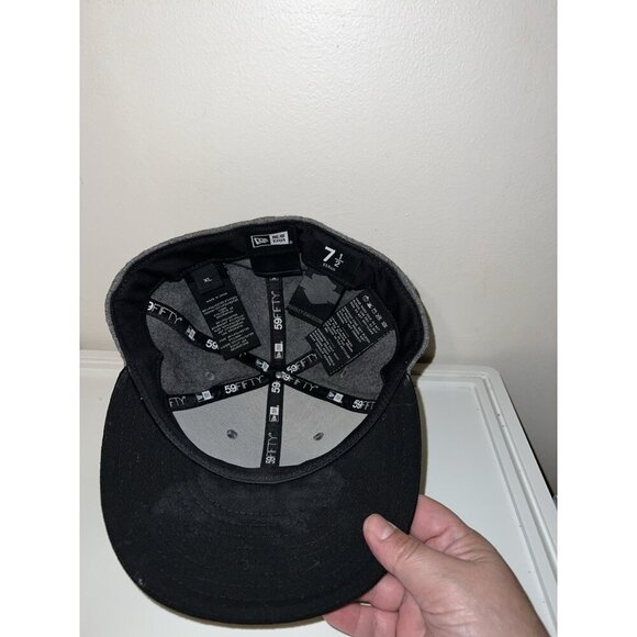 HARLEY DAVIDSON  New Era 59Fifty Wool Blend Fitted Embroidered Hat Sz 7 1/2 - Picture 6 of 11